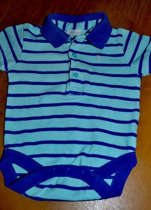 Яркий трендовый бодик /человечек/песочник/поло бренда next baby