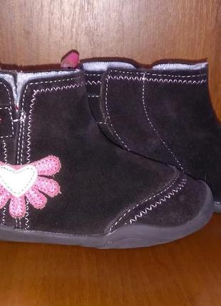 Pediped размер 23,стелька 15 см, ботиночки , замша кожа