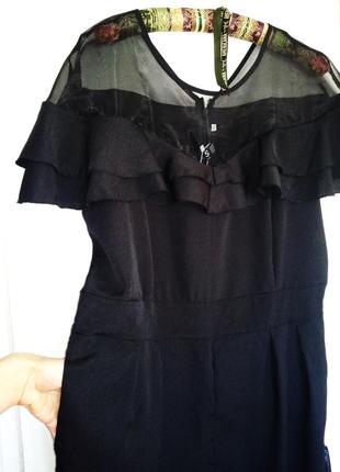 Комбінезон нарядний з воланами великий розмір