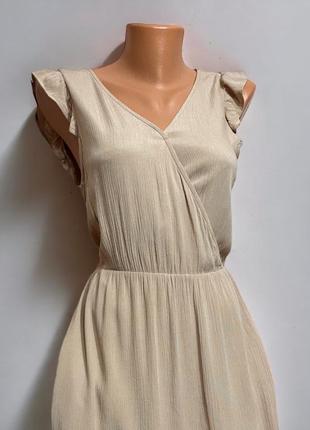 Вискозное летнее мини платье на щупах vila clothes1 фото