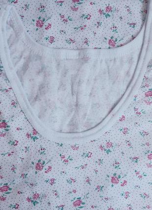 Женская трикотажная сорочка длинная майка ночнушка8 фото