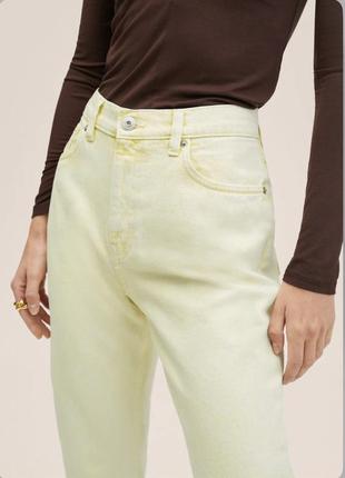Оригінальні жіночі джинси mom з високою талією3 фото