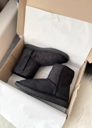 Жіночі черевики ugg vegan black чоботи, уги зимові10 фото