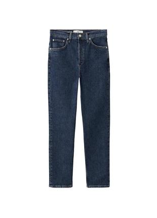 Оригинальные укороченные джинсы со средней посадкой3 фото