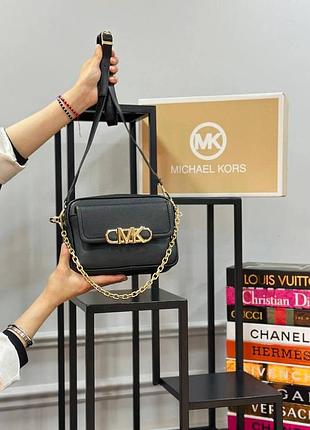 Сумка черная женская в стиле michael kors клатч сумка маленькая майкл корс