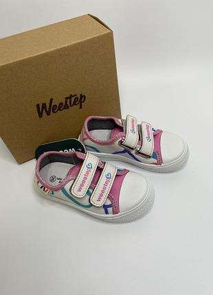 Чудові та яскраві  кеди для дівчаток (25-30 р.)  від tm weestep.