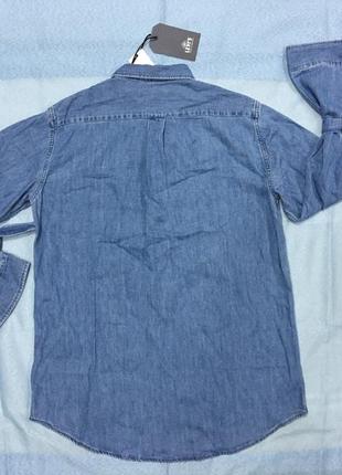 Рубашка джинсовая женская levi’s, xs, m10 фото