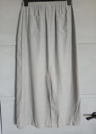 Струящаяся юбка. длинная юбка. макси . вискоза3 фото
