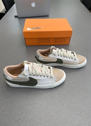 Женские кроссовки nike w blazer low 77 jumbo  оригинал