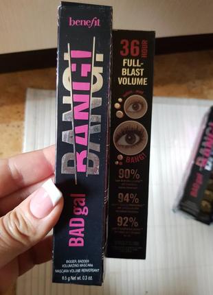 Туш об'ємна benefit для вій badgal bang4 фото