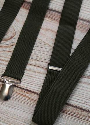 Подтяжки suspenders new-y0028 зеленые3 фото