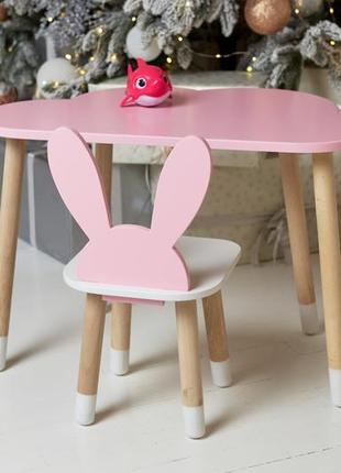 Детский столик и стульчик фигурный. набор столик и стульчик для игр, уроков, еды5 фото