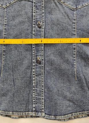Женская джинсовая рубашка dkny jeans4 фото
