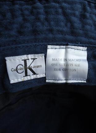 Шляпа панама calvin klein jeans vintage  (m-57см)9 фото