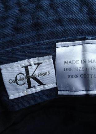 Шляпа панама calvin klein jeans vintage  (m-57см)10 фото