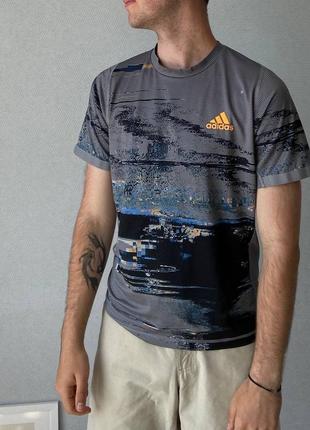 Adidas climalite tshirts чоловіча спортивна базова футболка адідас клімалайт спорт