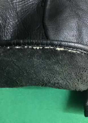 Демисез. женские кожаные перчатки ( m 48)4 фото