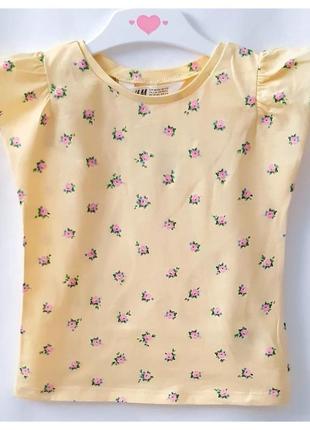 Футболка на дівчинку розмір 98/104, н&м