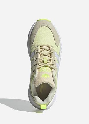 Демисезонные оригинальные кроссовки adidas zx boost 22 yellow/white жовті оригінальні кросівки adidas zx boost оригінал адідас3 фото