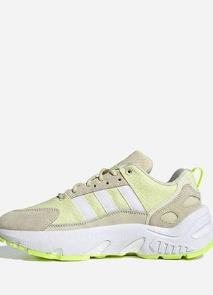 Демисезонные оригинальные кроссовки adidas zx boost 22 yellow/white жовті оригінальні кросівки adidas zx boost оригінал адідас2 фото