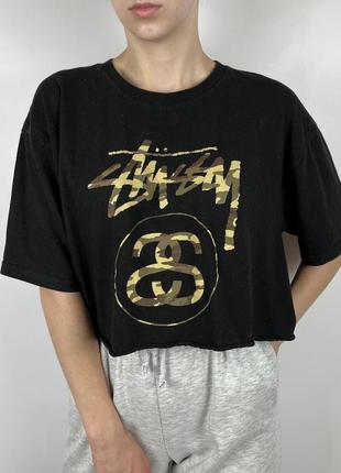 Укорочена футболка stussy7 фото