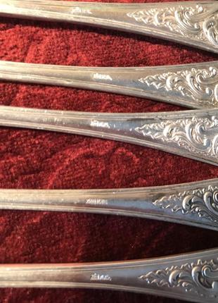 Набор вилок и ножей (винтаж 70-к  хх столетие) мельхиор8 фото
