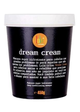 Маска для восстановления истощенных волос lola dream cream mascara super hidratante, 450 мл