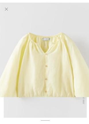 Льняний костюм ,штани і сорочка льон для дівчинки з нової колекції zara розмір 9 років 134 см,13-14 років 164 см2 фото
