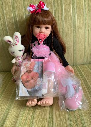 Лялька реборн 60 см, кукла реалистичная 60 см.3 фото