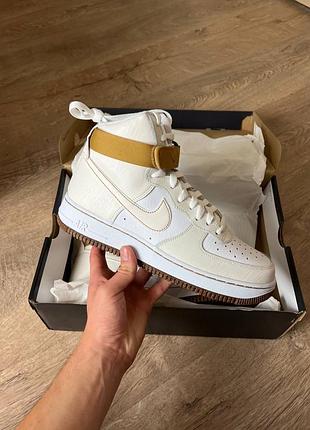 Кожаное бежевое оригиналовое кроссовки nike air force 1 бежевые оригинальные кроссовки nike air force 1 оригинал найк форс