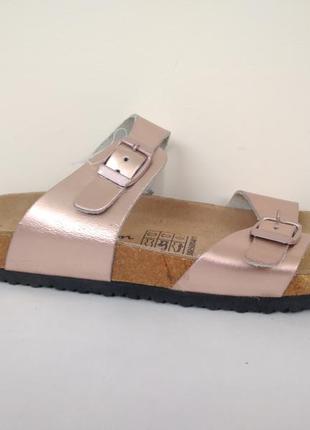 Кожаные шлёпанцы босоножки blue motion birkenstock 40р (германия)