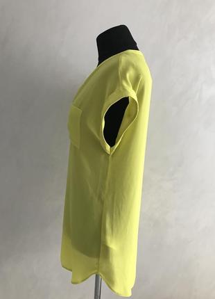 Блуза блузка лимонного кольору3 фото