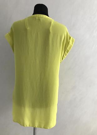 Блуза блузка лимонного кольору4 фото