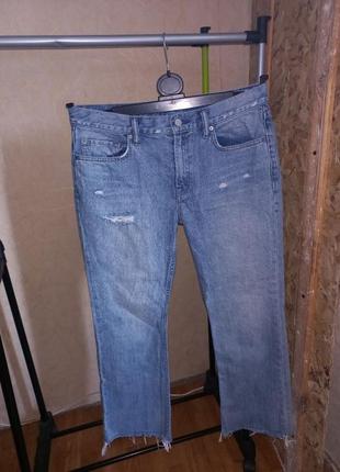 Брендовые джинсы с потертостями all saints1 фото