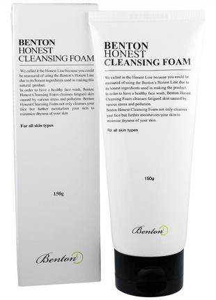 Benton honest cleansing foam очищаюча пінка для обличчя