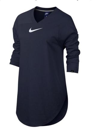 Nike sportswear футболка туника свишот биг лого р m оригинал1 фото