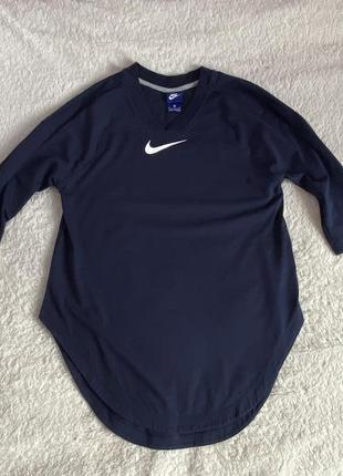 Nike sportswear футболка туника свишот биг лого р m оригинал3 фото