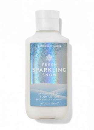 Лосьон для тела fresh sparkling snow bath and body works оригинал сша b2306071 фото