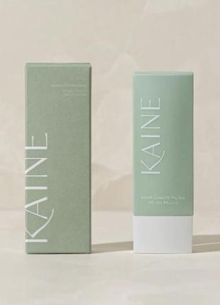 Веганский успокаивающий солнцезащитный крем kaine green fit pro sun spf50+ pa++++55 мл