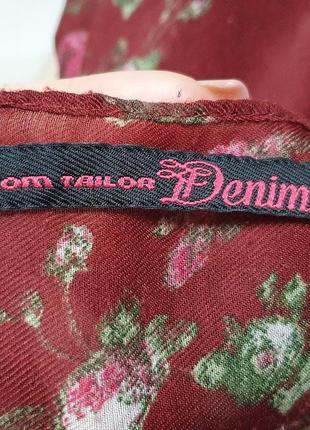 Продается нереально крутой   шарф  платок tom tailor4 фото