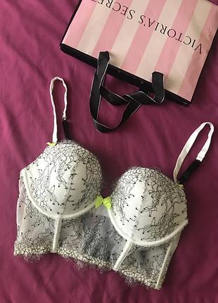 Бюстгальтер ліфчик вікторія сікрет victoria's secret 34 d 75 d пуш ап