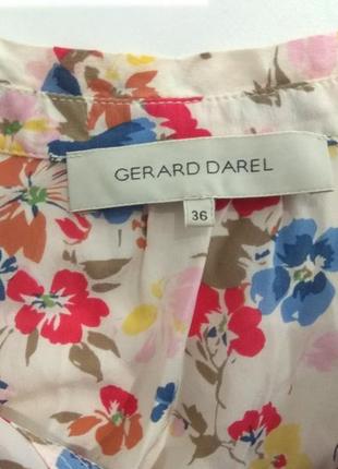 Платье в цветочный принт размер s gerard darel2 фото