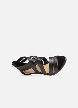 Шкіряні босоніжки clarks mena silk black5 фото