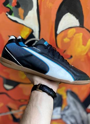 Puma esquarda копы для зала 44 размер кожаные футбольные оригинал