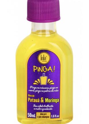 Олія для зволоження волосся lola cosmetics pinga! pataua and moringa hair oil, 50 мл