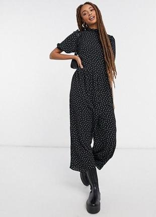 Asos легкий  комбинезон в горошек.