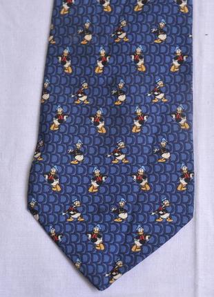 Стильный галстук c доналд даком  disney (paris)