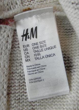 Снуд в цветы h&m акрил 100%4 фото