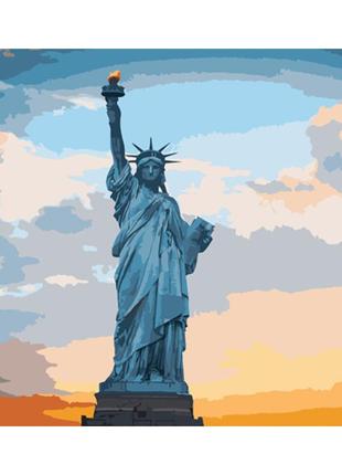 Картина за номерами strateg statue of liberty в нью-йорку розміром 40х50 см (gs832) melmil