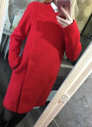 Дуже тепле пальто 44% шерсть!!